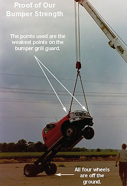 Blanchat front bumper strength test