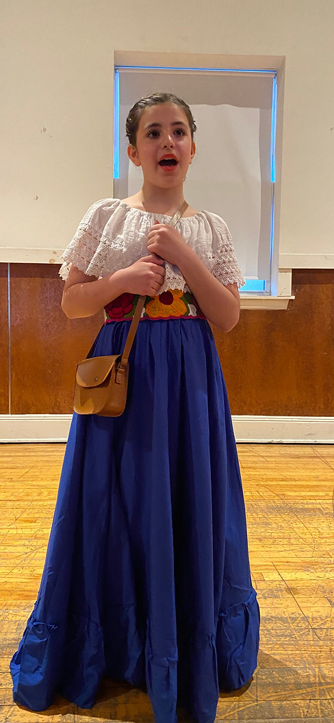 Teen learning musical theatre at Scotia Suzuki School in Halifax