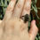 Thumbnail: Moldavite Ring