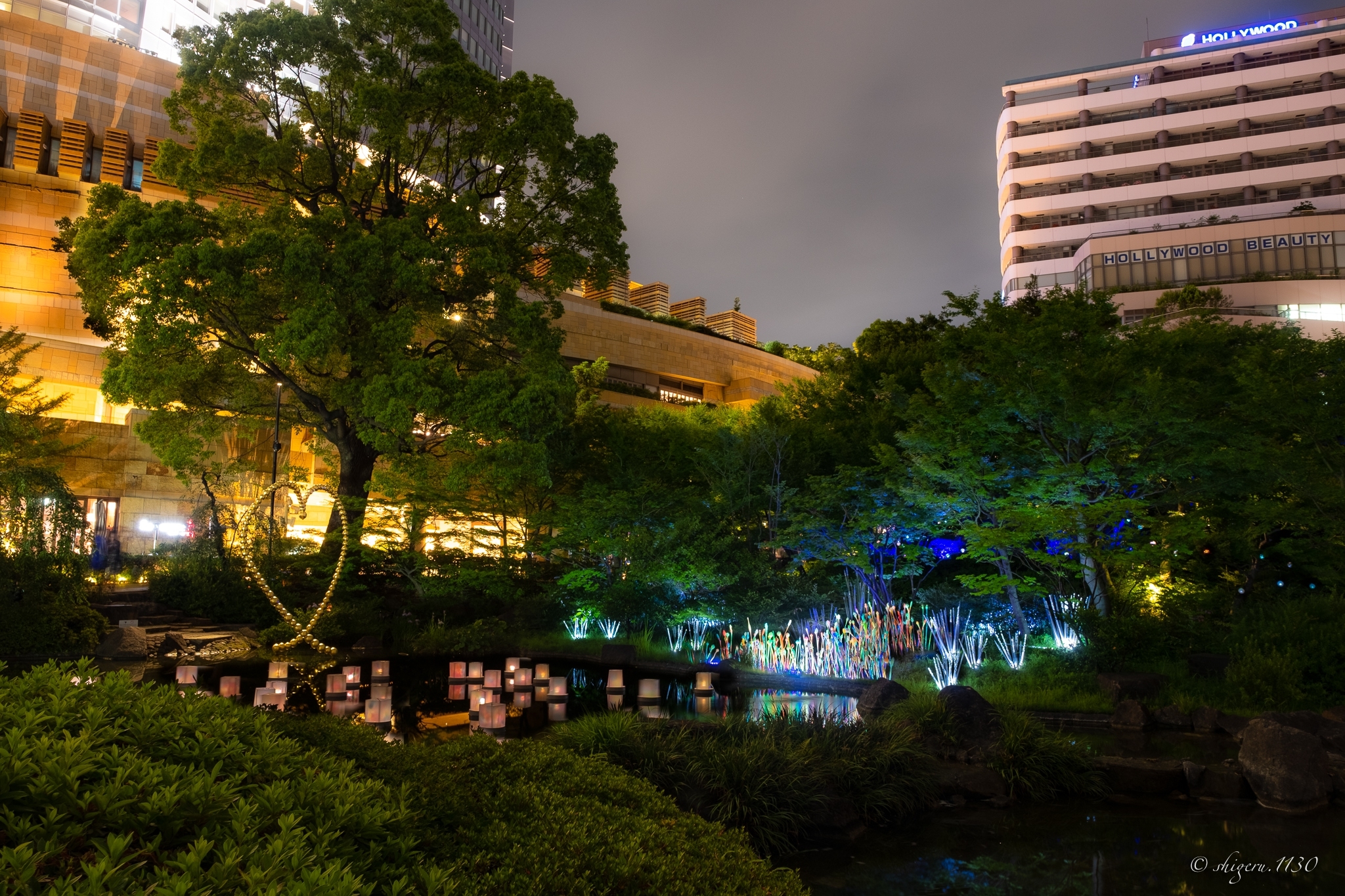 六本木アートナイト2018 毛利庭園