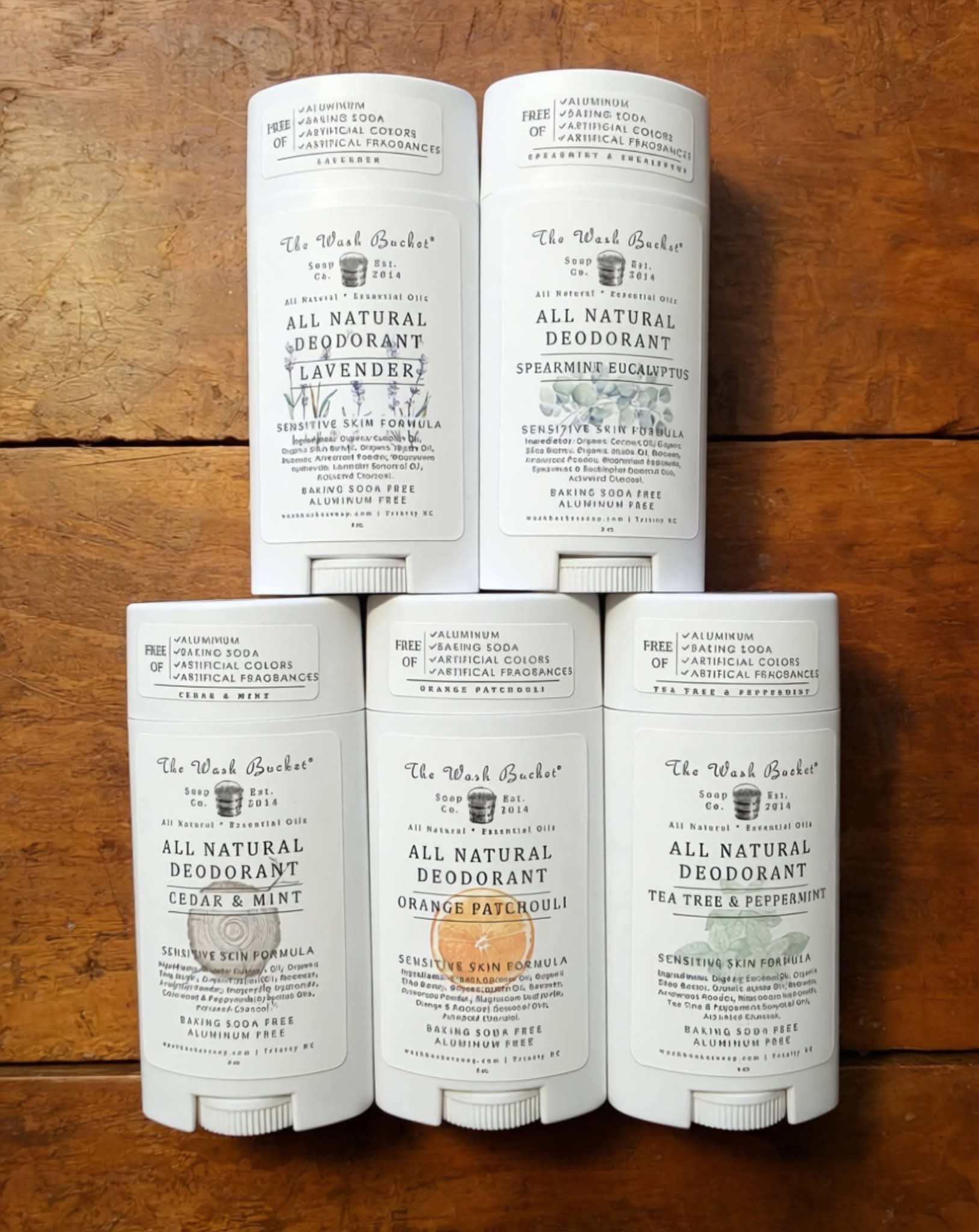 Natural Deodorant Stick / Sensitive Skin Formula
