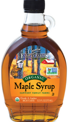 CoombsFamilyFarms Organic Amber-Color Maple Syrup (12.5fl oz glass bottle)