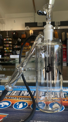 GooRooGlassInc 9inch Glass Hookah Waterpipe Single / Double / Quad Removable Hose (Bowl Piece or Nail Optional) 