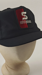 Safety-Kleen Systems Vintage 90s Trucker Snapback Baseball Cap (truck washing company employee hat) (Red or Black Colors) (One Size Fits All)