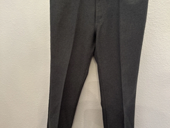 Vintage Lee M.R. Black / Blue / Grey Boot-Cut / Slim-Fit Polyester Dress Pants for business (Multiple Sizes) (NO LONGER MADE IN USA)