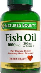 NaturesBountyInc 1000mg Fish Oil Rapid Release Softgels Dietary Supplement (Multiple Sizes)