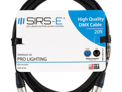 SIRSElectronicsInc SIRS-E 20foot 5pin DMX Plug-N-Play Flexible Lighting Data Cable Extensions #DMXN20-5D