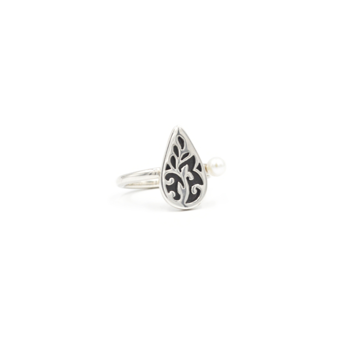 Bague "Bella" perlée