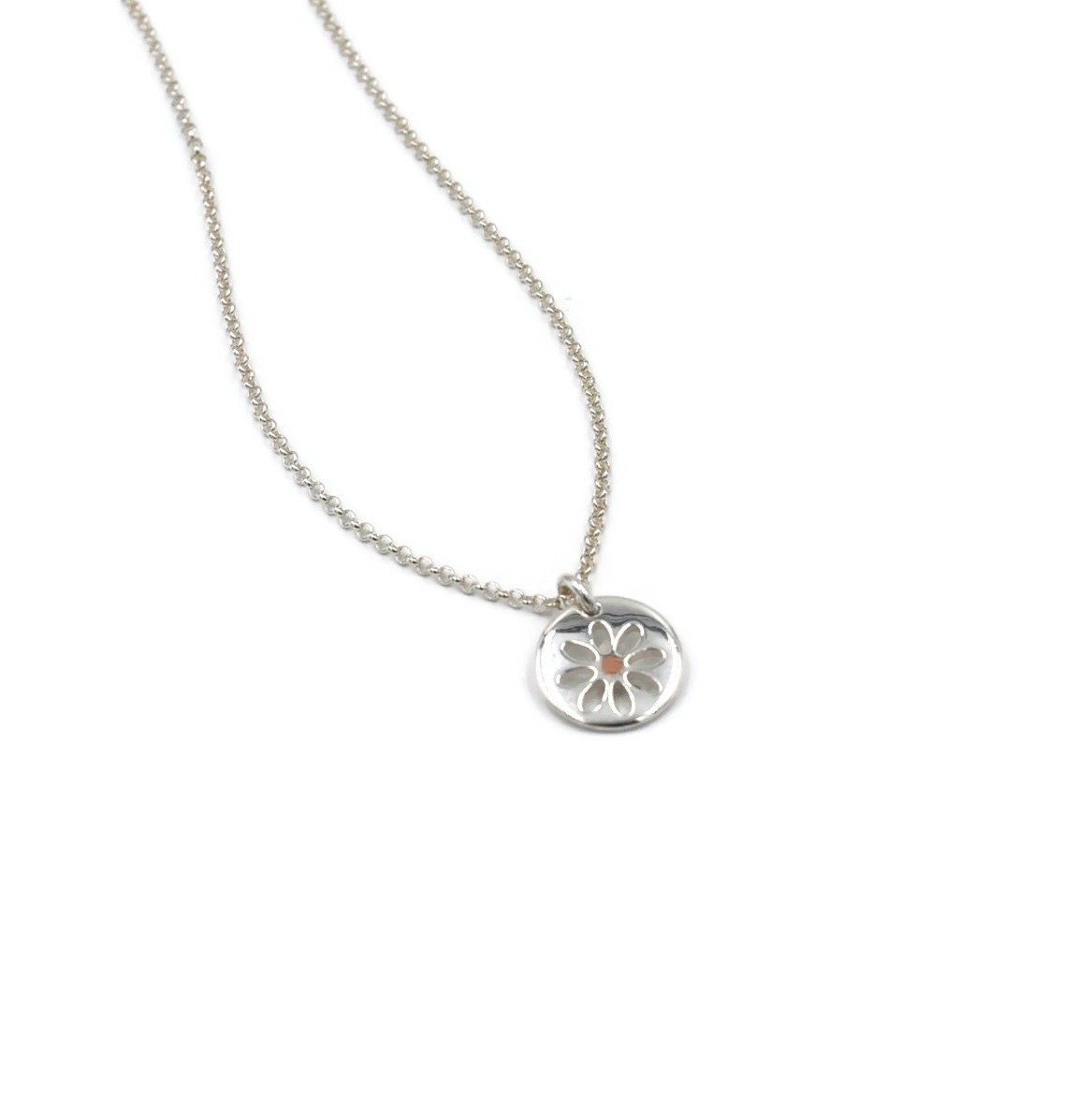 Pendentif "Dryade" avec incrustation de cuivre