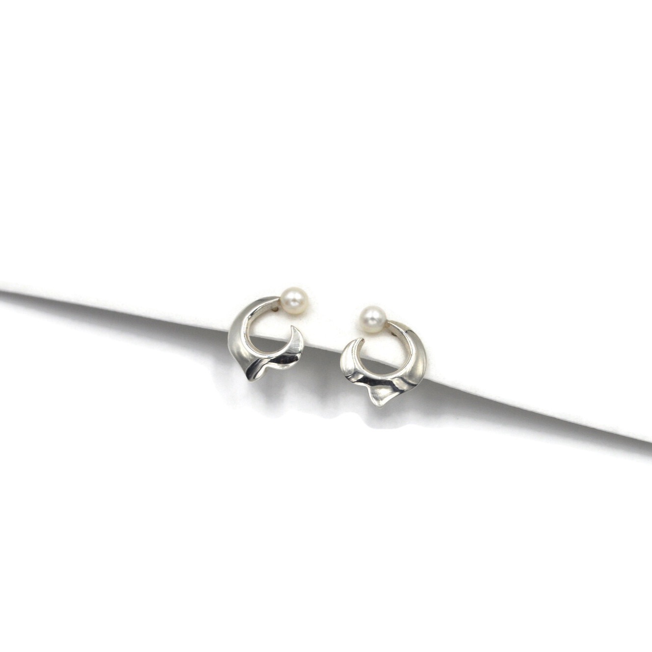 Boucles d'oreilles forme de vagues