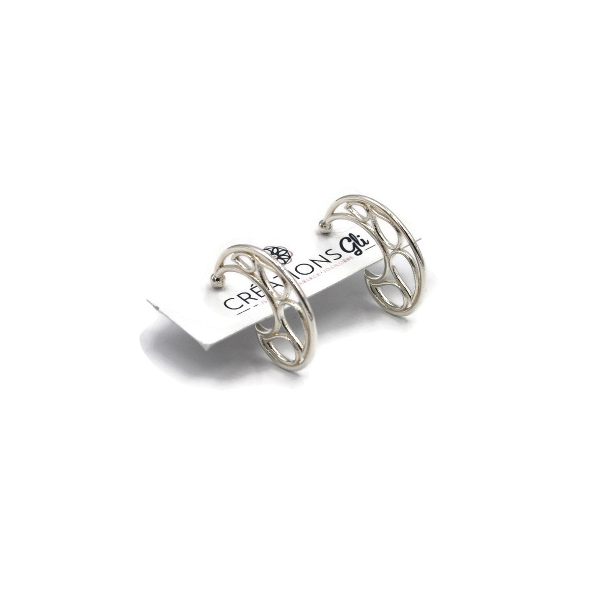Boucles d’oreilles en forme de vague – Argent 925 ou plaqué or