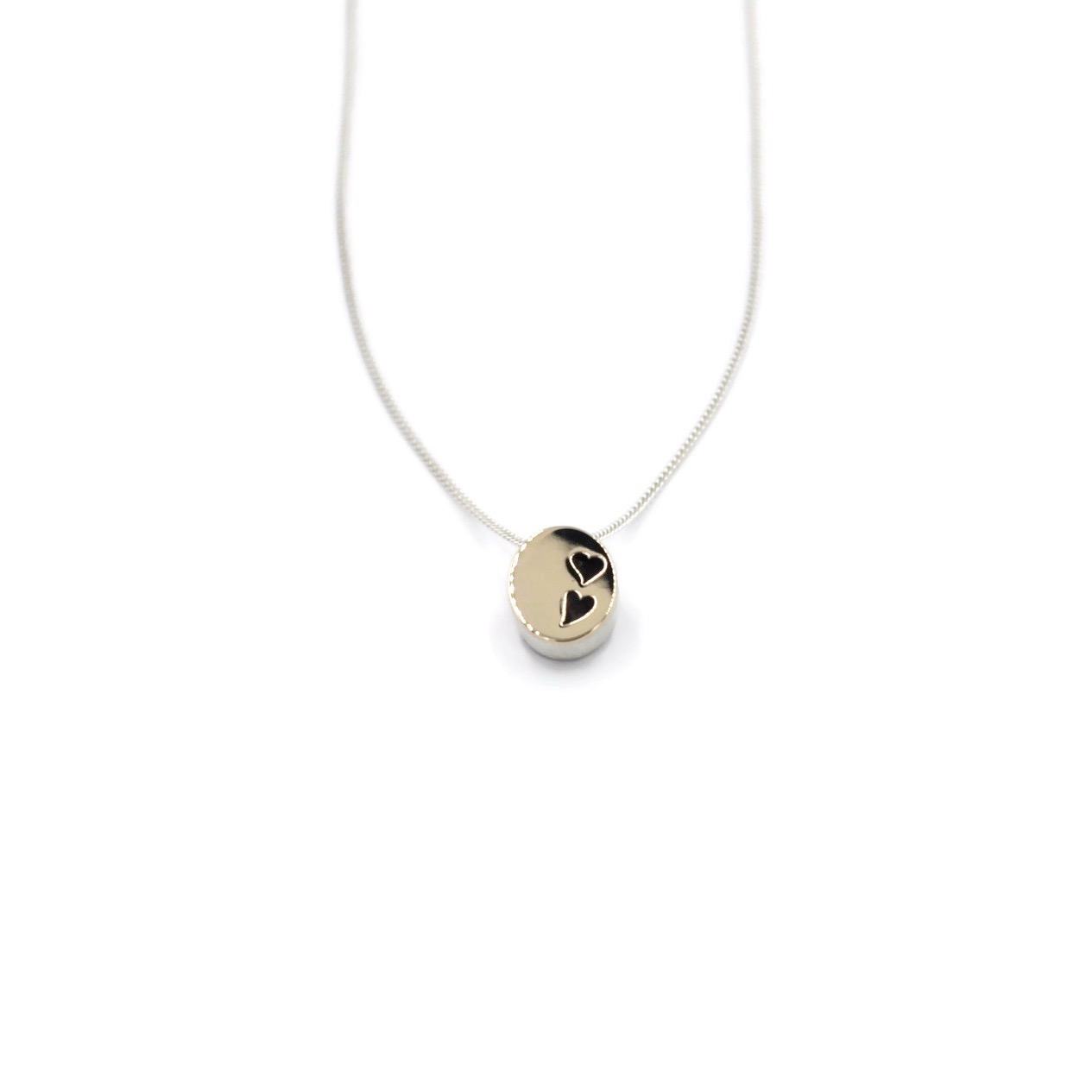 Pendentif petite boîte "Coeur doré"