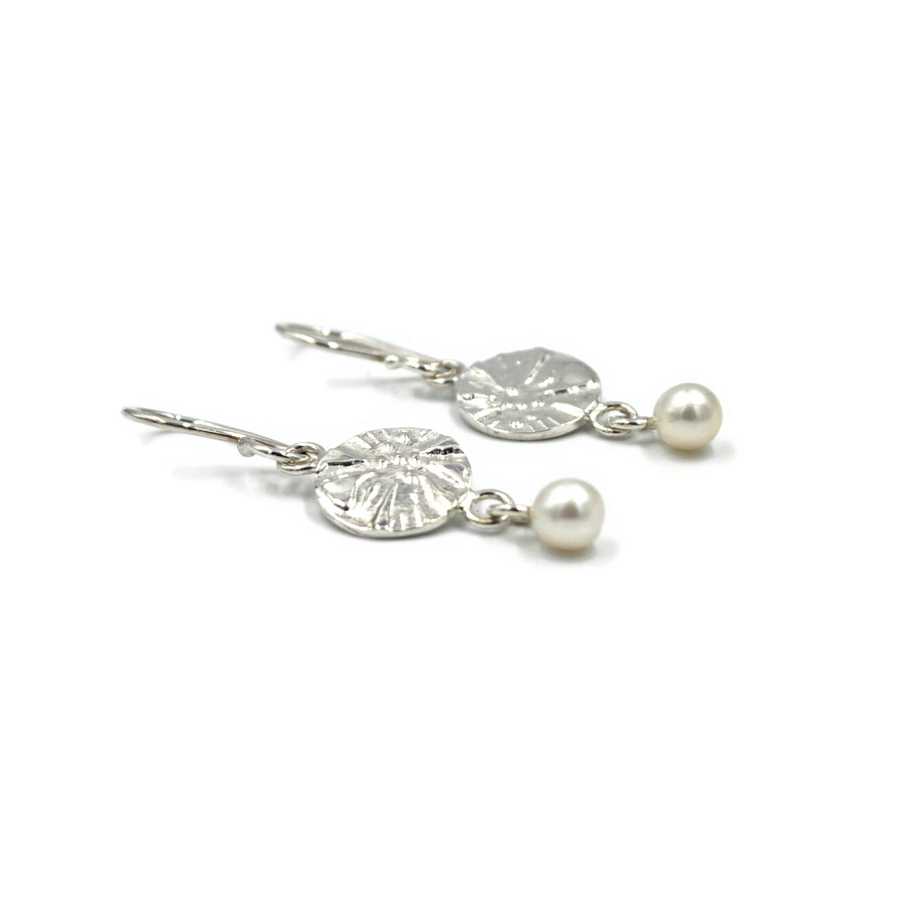 Boucles d'oreilles "Texture" avec perles