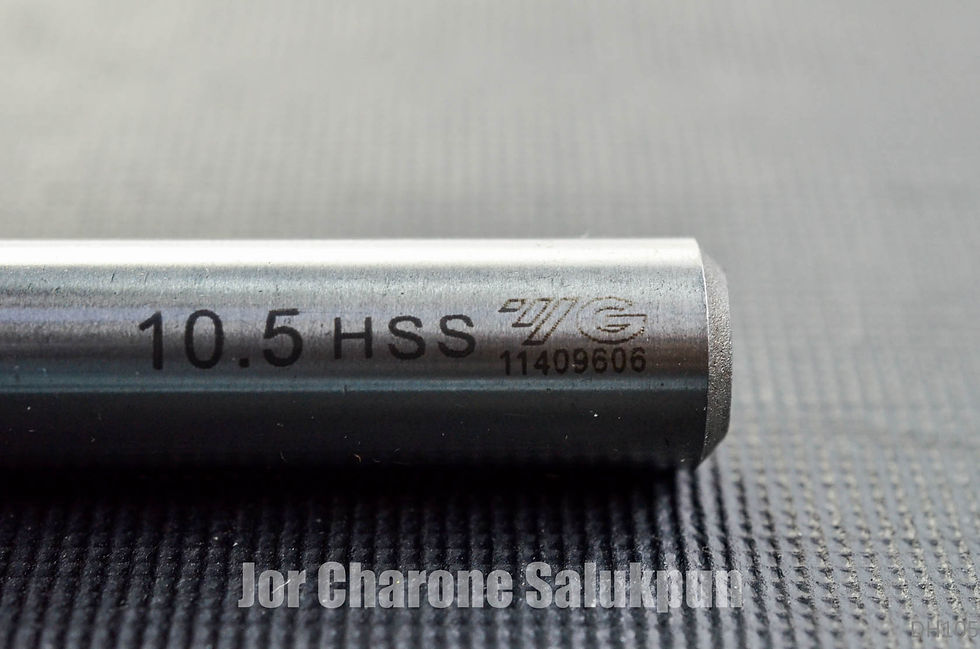 ภาพขนาดย่อ: ดอกสว่านเจาะเหล็กไฮสปีด YG HSS 10.5 mm