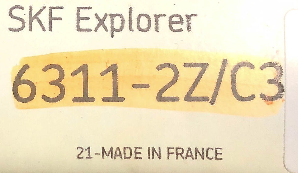 คำอธิบายรหัสต่อท้ายลูกปืน