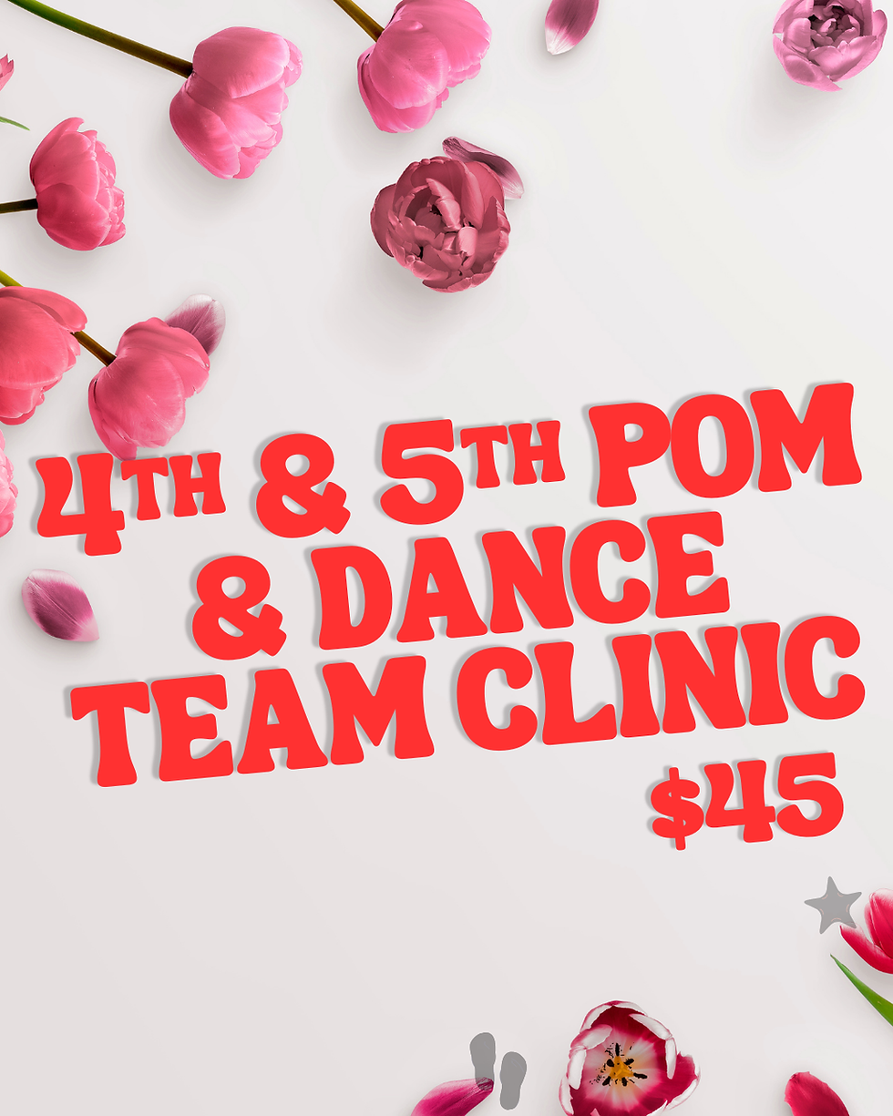 Pom & Dance Team Prep Clinic 4th & 5th Grade