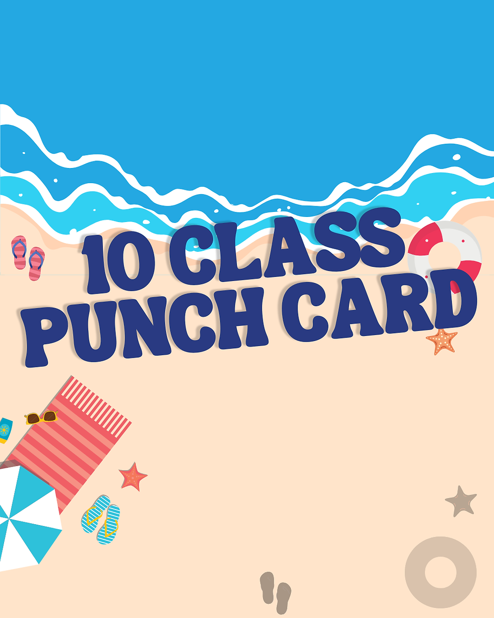 10 Class Punch Card