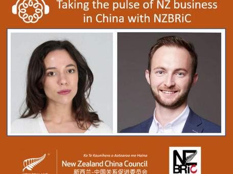 NZBRiC in the Media: Taking the pulse of NZ business in China with NZBRiC