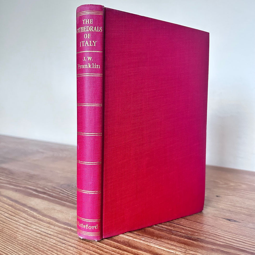 The Cathedrals of Italy by J W Franklin, church architecture history christian origins