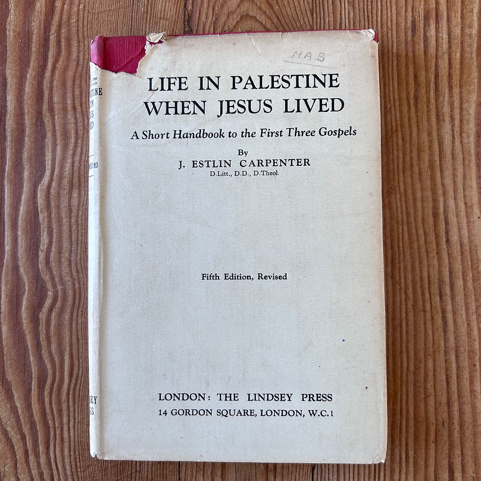 Thumbnail: Life In Palestine When Jesus Lived, A Short Handbook To The First Three Gospels by J Estlin Carpenter Christianity faith 3
