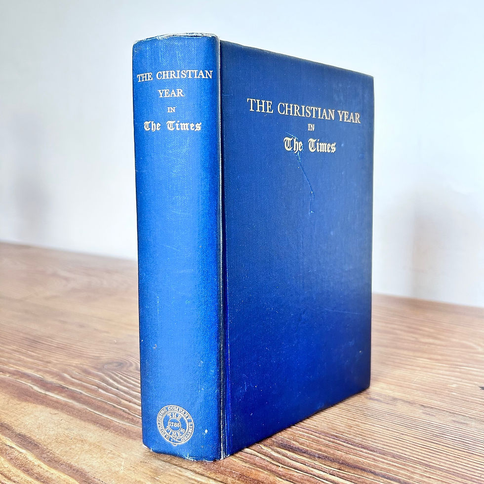 The Christian Year in the Times Saturday Articles Christian Calendar Book