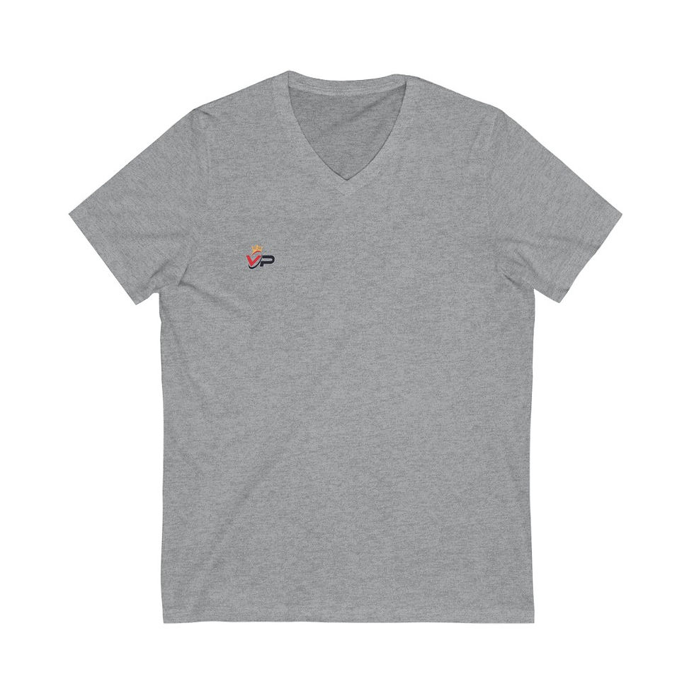 Thumbnail: VP Unisex Jersey Short Sleeve V-Neck Tee