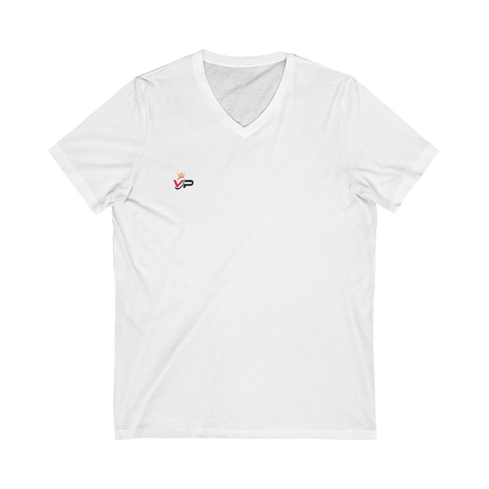 Thumbnail: VP Unisex Jersey Short Sleeve V-Neck Tee