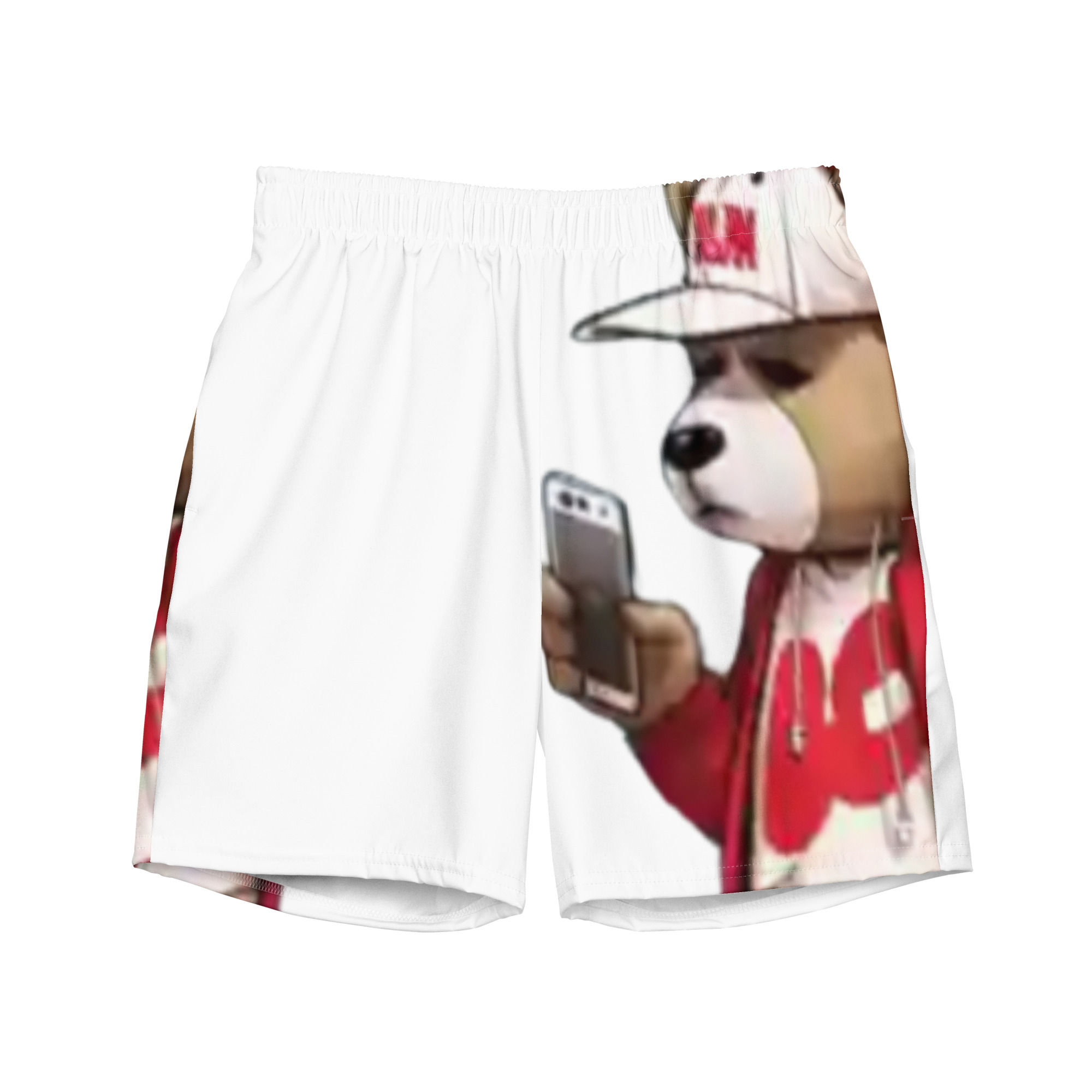 All-Over Print Recycled Swim Trunks