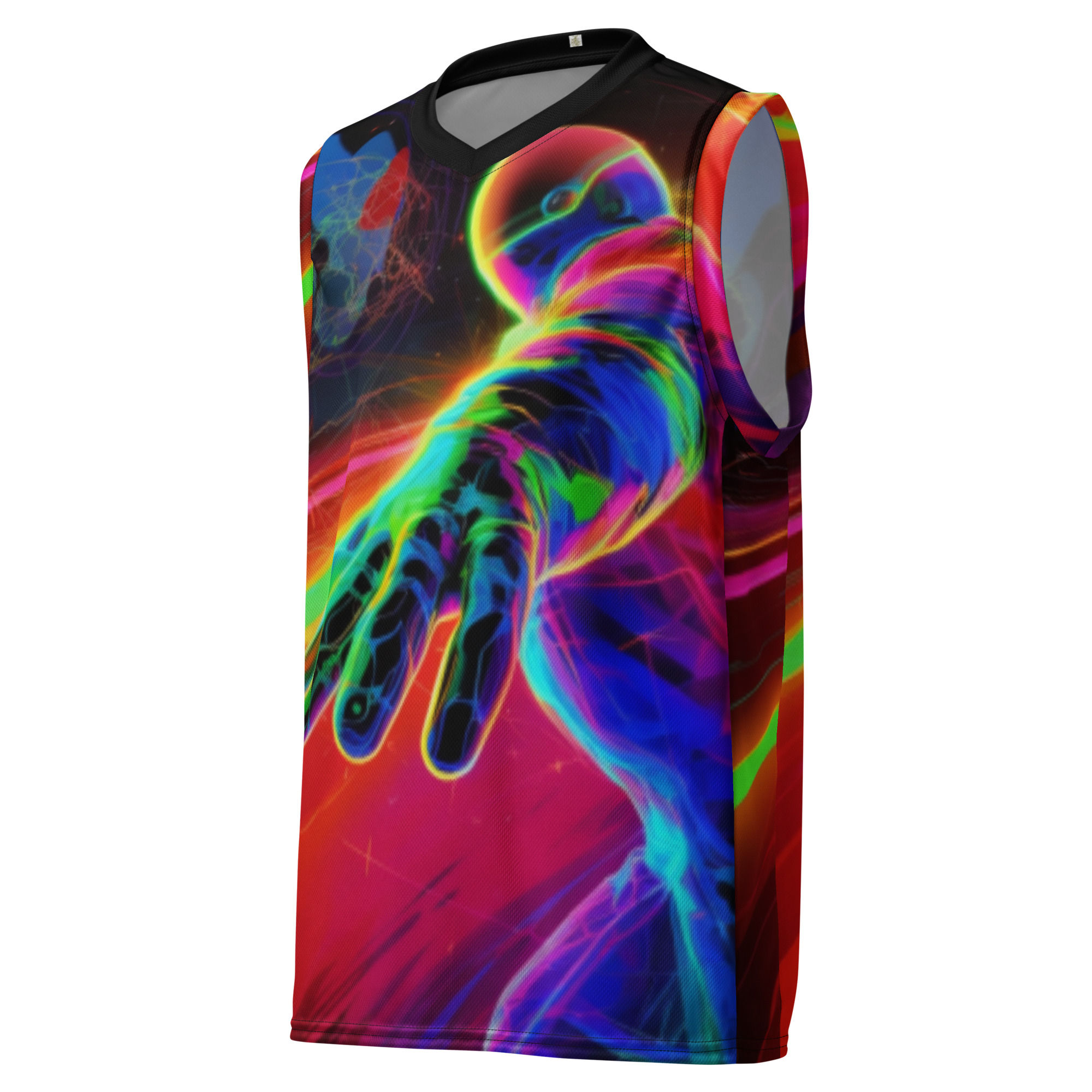 Recycled unisex basketball jersey