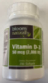 Vitamin D-3 50mcg