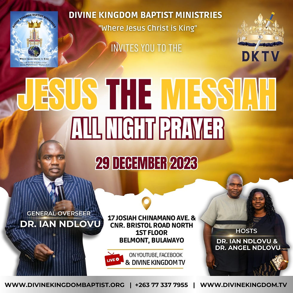 Jesus the Messiah All Night Prayer 