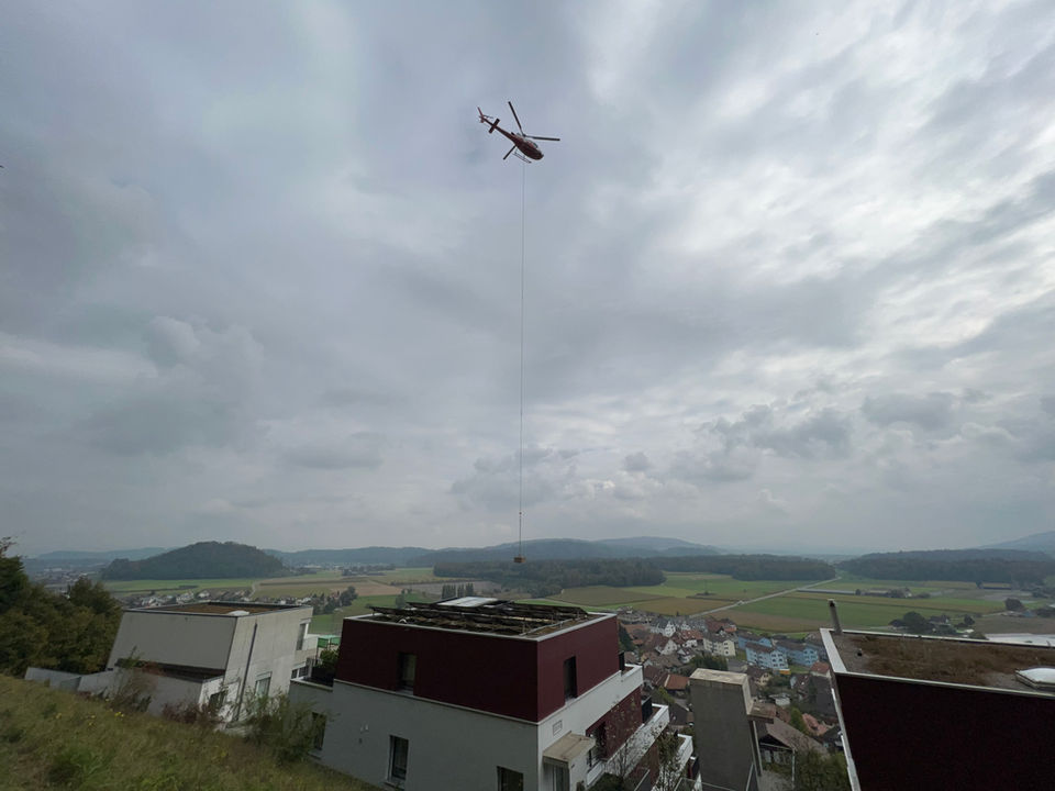 Helikopterflug im Auftrag der Fremet AG