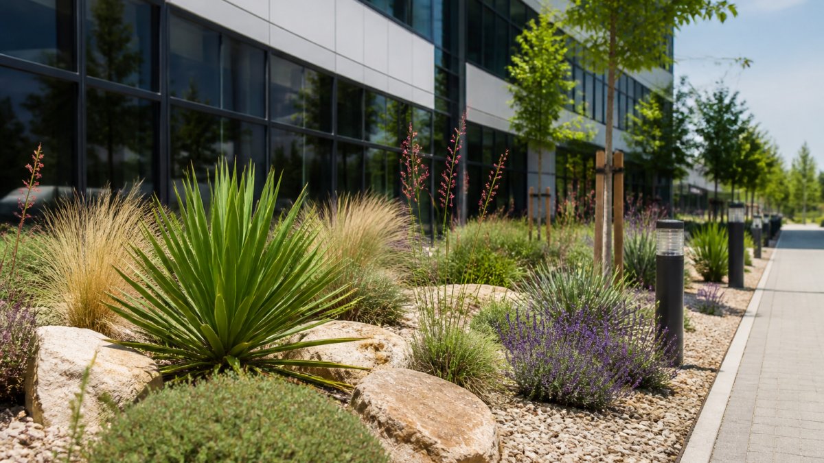 How to Maximize Commercial Property Value with Xeriscaping