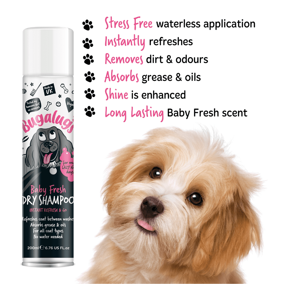 Thumbnail: Bugalugs Baby Fresh Dry Dog Shampoo 200ml