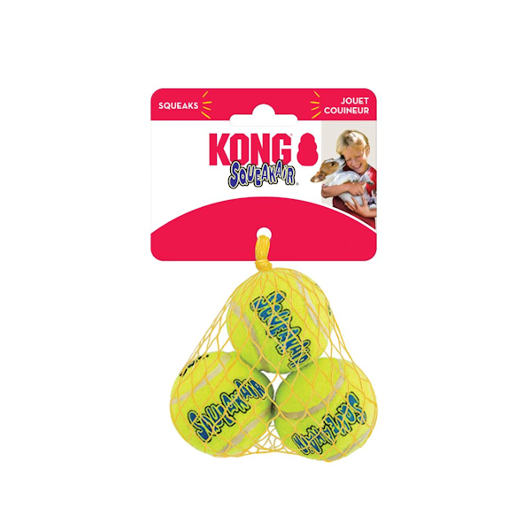Thumbnail: Kong Airdog® Squeaker Tennis Ball 3 Pack.
