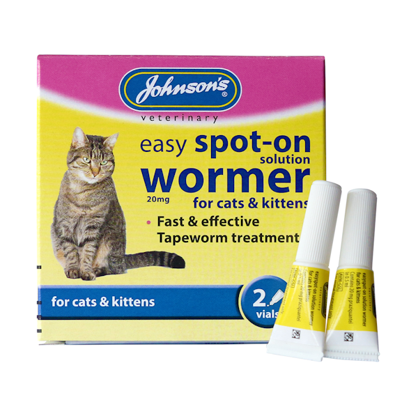Thumbnail: Johnson's Spot-On Wormer for Cats