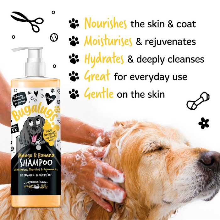 Thumbnail: Bugalugs Mango & Banana Dog Shampoo 250ml