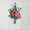 Thumbnail: Poppy Kitchen Linen Towel Floral Tea Towel