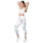 Thumbnail: Sea Ocean Life Crossover Leggings with Pockets