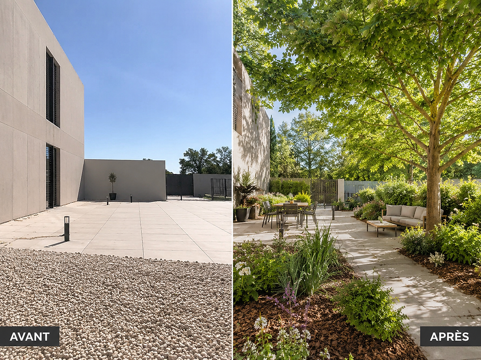 Pourquoi choisir un jardin végétalisé plutôt qu’un extérieur minéralisé et une clim chez vous ?