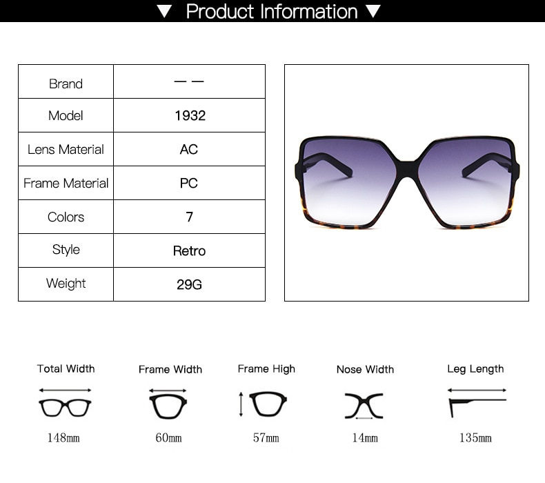 Thumbnail: HIGODY Fashion Women Sunglasses