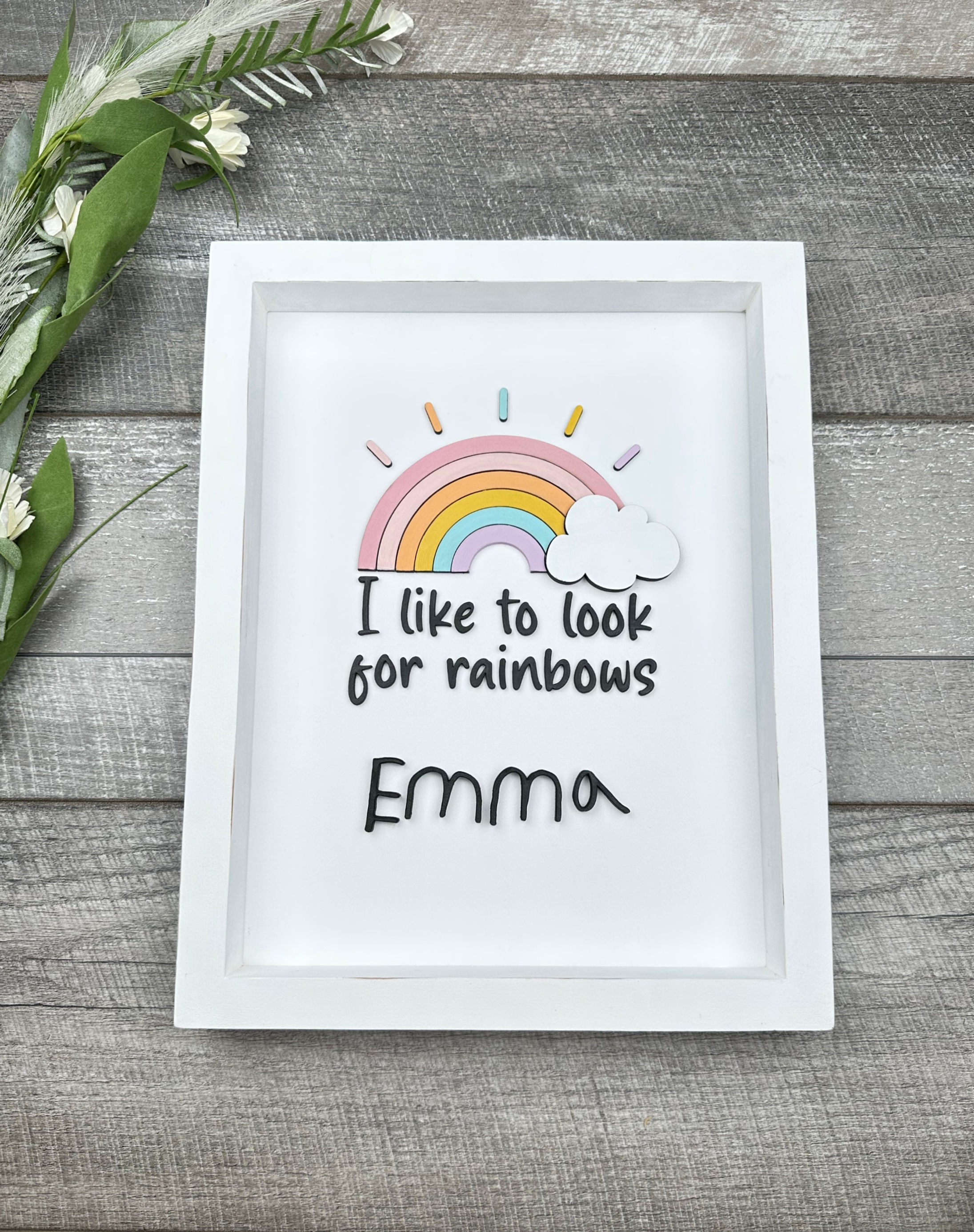 Large Rainbows Frame