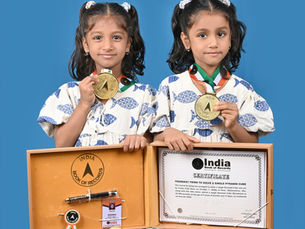 National Recognition for Twin Sisters from Pune – Shining Success in the India Book of Records!