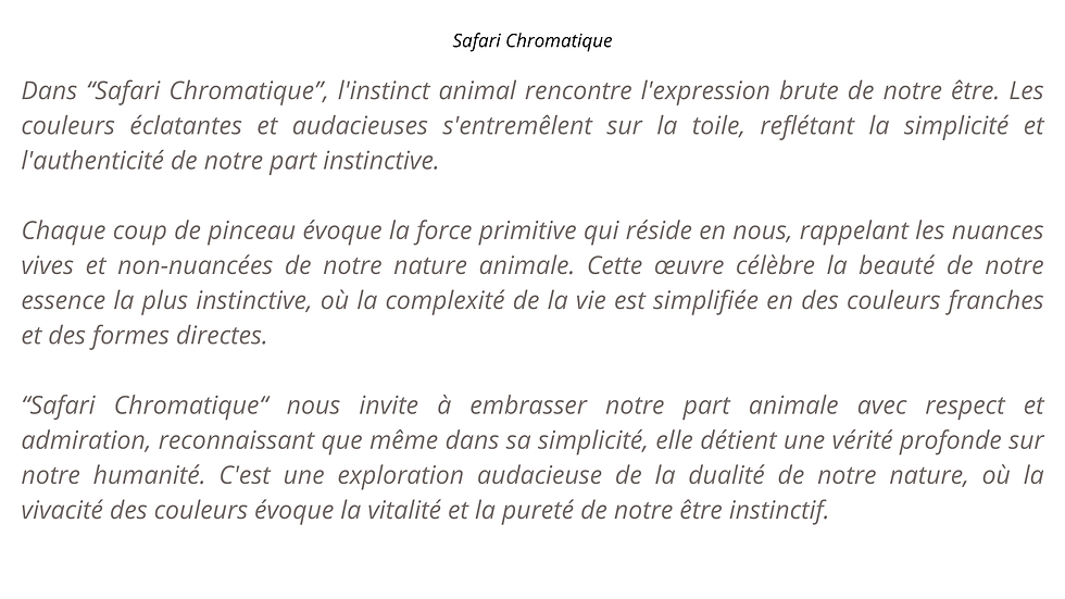 Thumbnail: Safari Chromatique