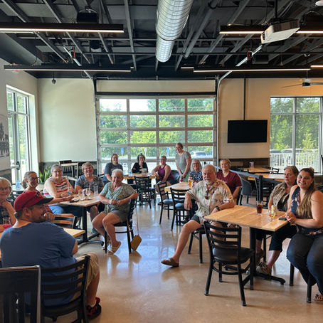 Photo of informatinoal meeting attendees