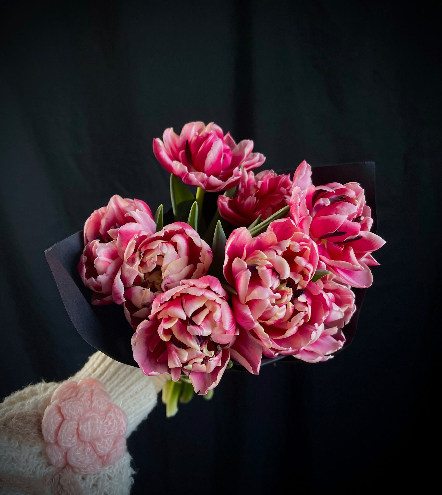 Bouquet de tulipes fraiches - Cornet