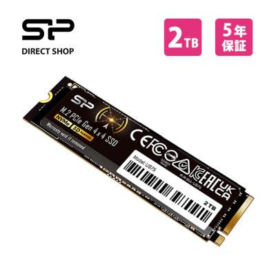 Thumbnail: SP US75 NVMe Gen4x4 M.2 2280 Internal Solid State Drive Compatible with PS5