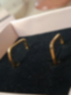 Miniature : Créoles carrées vermeil