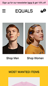 Moda y accesorios plantillas web – Marca de moda urbana