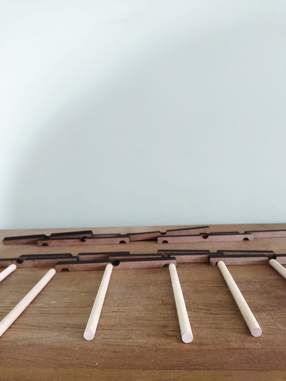 Miniatura: Quebra Cabeça 3d - Ponte Autoportante Leonardo Da Vinci